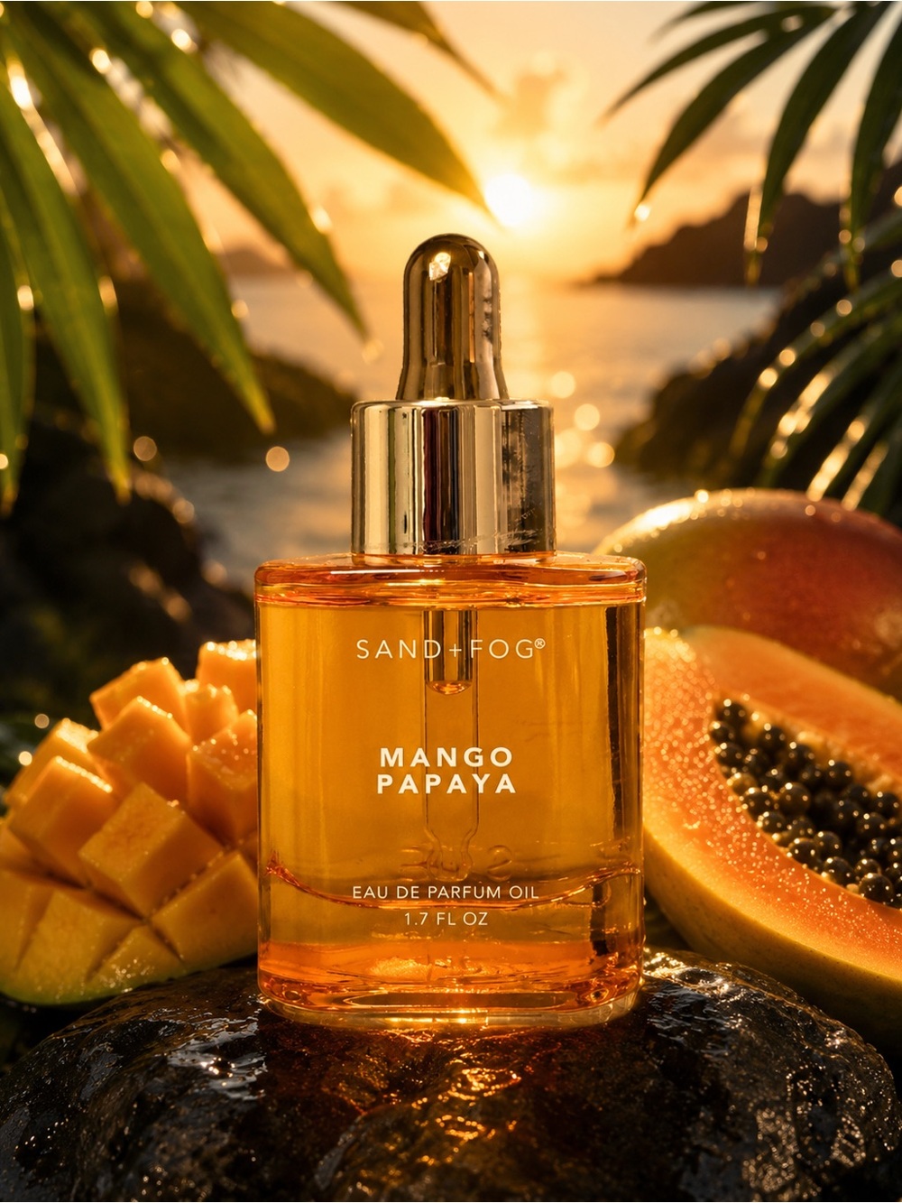 SAND + FOG Mango Papaya Eau de Parfum Oil – 50 mL 🥭✨